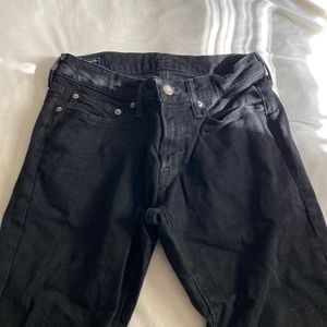 Mens A&F black jeans 28x30 skinny stretch